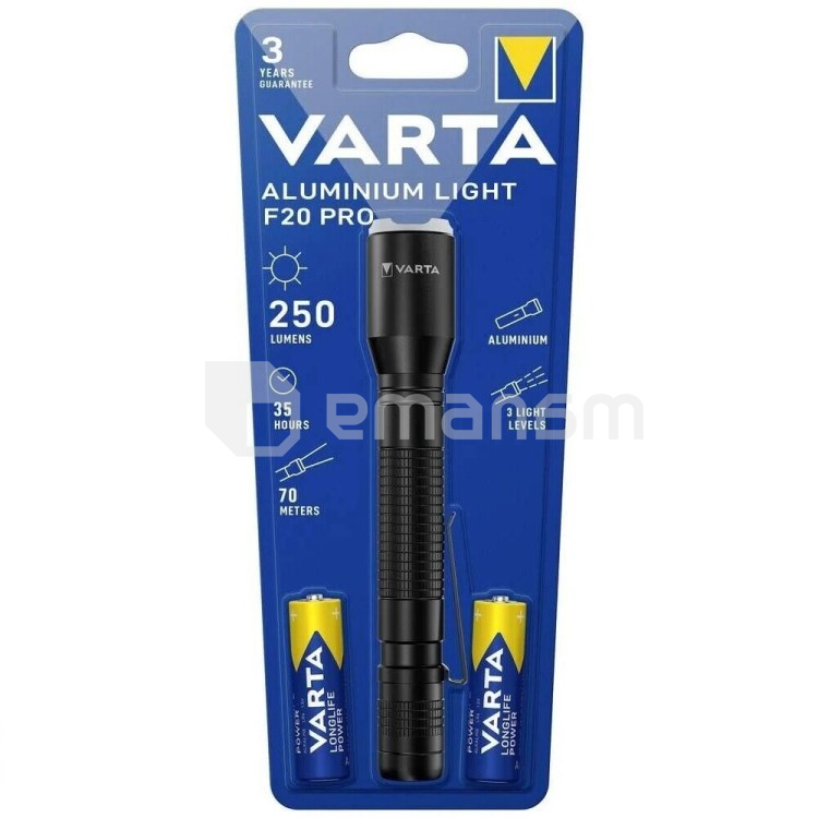 ფარანი Varta Aluminium Light F20 Pro