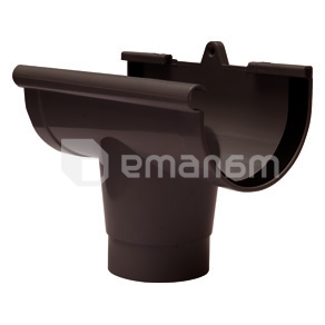 ღარის ძაბრი RainWay 90 მმ ყავისფერი