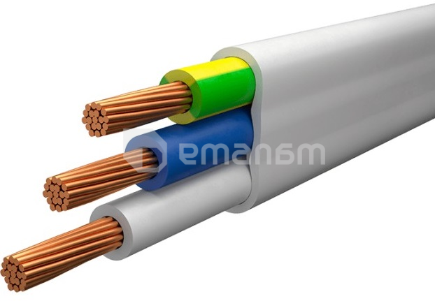 კაბელი Elvare HO5VVH2-F 3x2.5 მმ