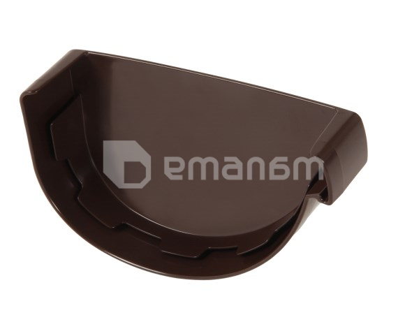 ბოლო ღარის მარჯვენა ყავისფერი Rainway 90 მმ