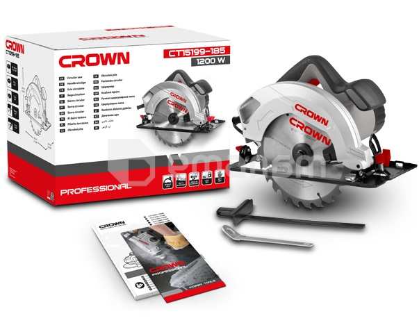 ცირკულარული ხერხი Crown CT15199-185 1200W