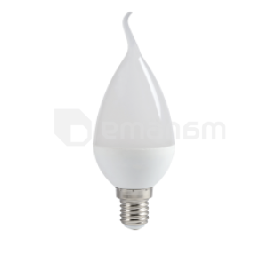 დიოდური ნათურა IEK ECO CB35 სანთელი ქარზე 5Вт 230В 4000К E14 IEK