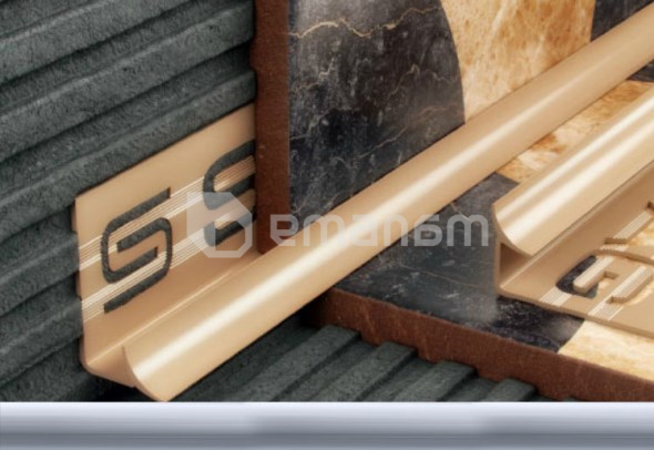 კუთხე შიდა SALAG 029147 PCV 9mm/2,50m "Mramor" ნაცრისფერი