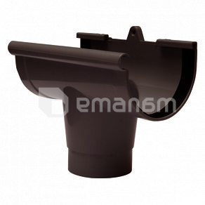 ღარის ძაბრი RainWay 130 მმ ყავისფერი