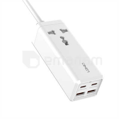 დამაგრძელებელი LDNIO SC1418 1 2მ 2 USB-A C