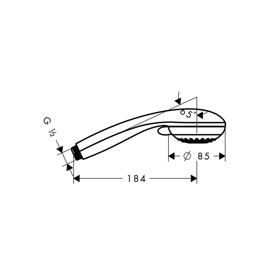 საშხაპე ყურმილი Hansgrohe 5250023