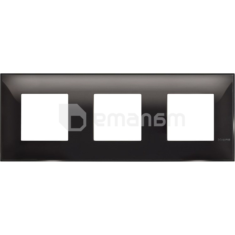 ჩარჩო Bticino 3 2 მოდული შავი