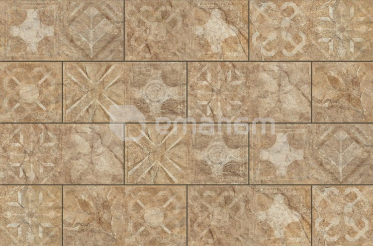 კერამოგრანიტი Cerrad Torstone Brown Decor 148x300x9 მმ.