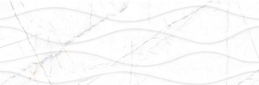 კერამიკული ფილა 30*90 - მატინა თეთრი დეკორი 