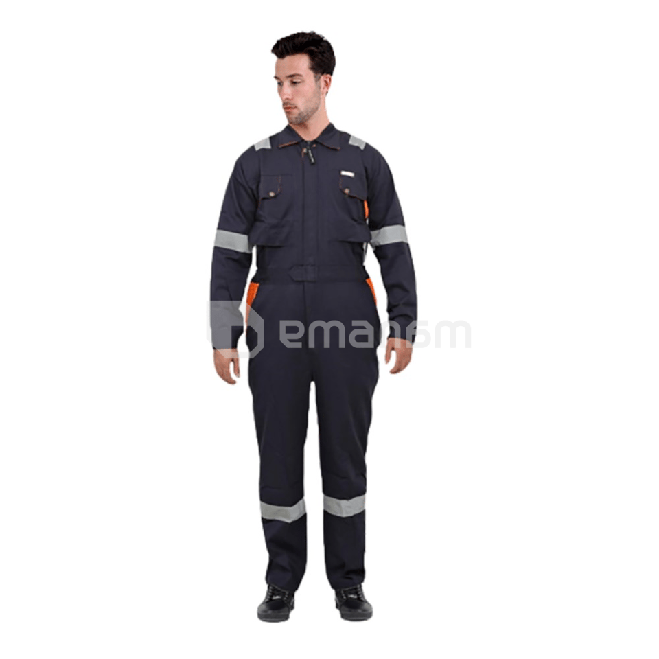 სამუშაო კომბინიზონი ლურჯი American Safety ASDOH-N M