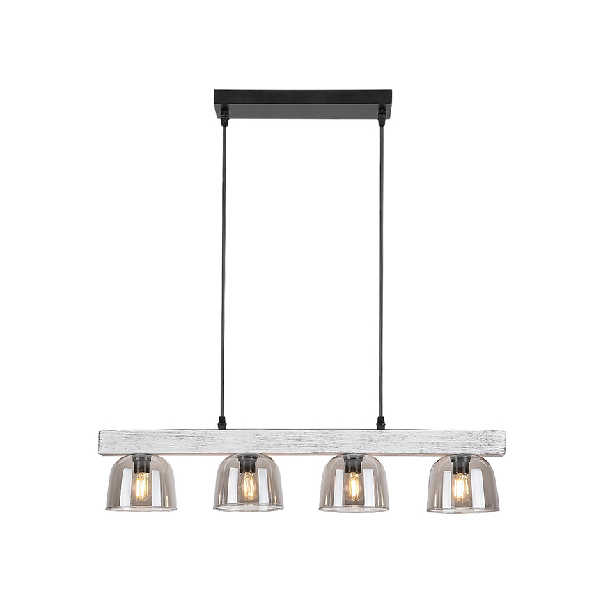 საკიდი Rabalux Cardamom 4 E14 3120 ლითონი ხე