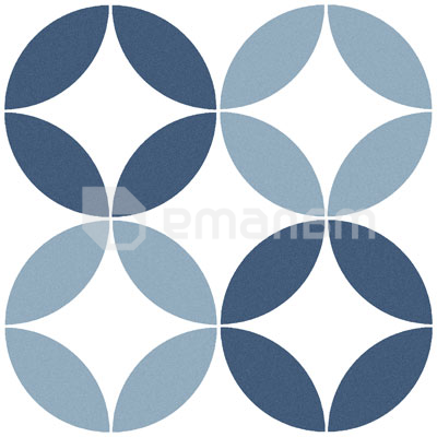 კერამოგრანიტი Geotiles Bora Blue 223x223 მმ