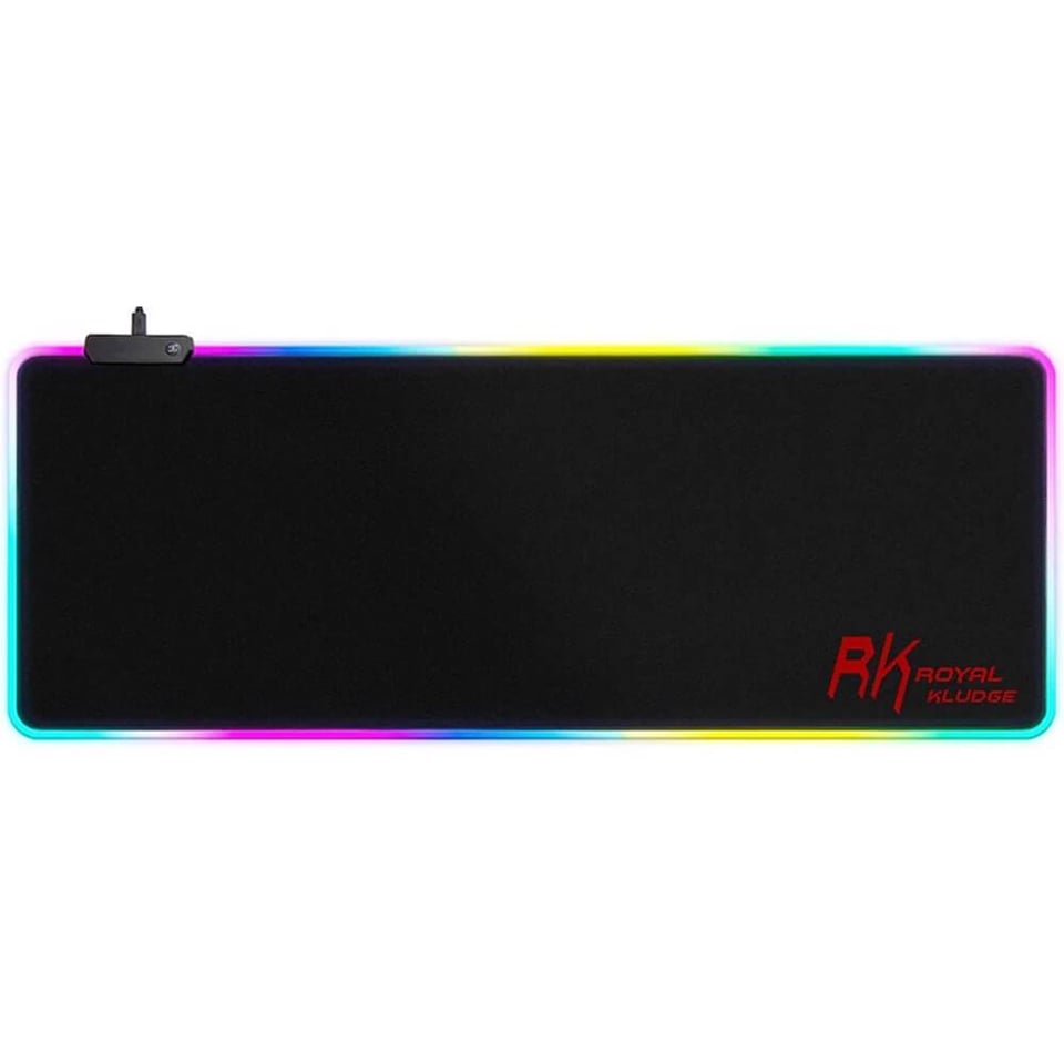 მაუსის პადი Royal Kludge RKMP-834, XL, RGB, Mouse Pad, Black