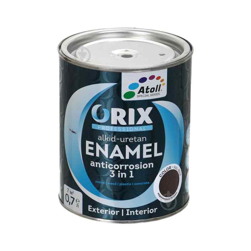 ემალი ყავისფერი Color ORIX  RAL 8017  0,8 კგ