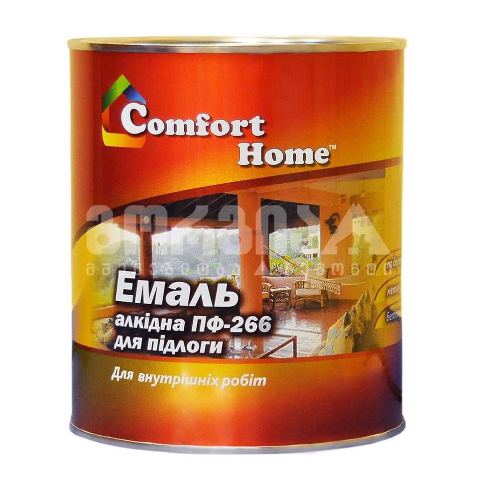 საღებავი იატაკისთვის წითელ-ყავისფერი 0.8კგ  COMFORT HOME