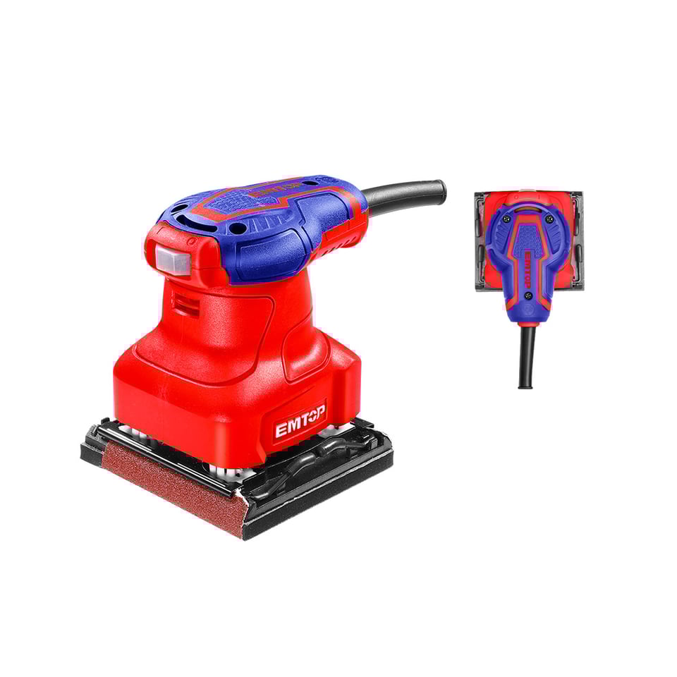 სახეხი მართკუთხა 240ვტ 110x100მმ Emtop-EFSR2401