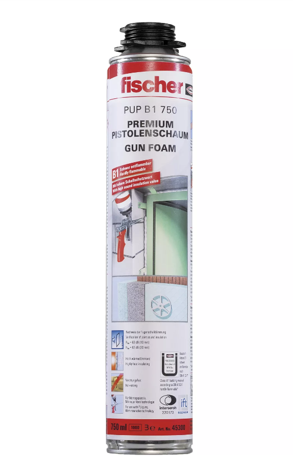 ცეცხლგამძლე სამონტაჟო ქაფი - B1 750 ml