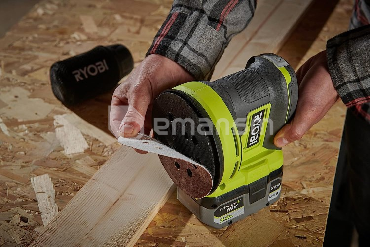 აკუმულატორის ექსცენტრიული სახეხი მანქანა Ryobi ONE+ RROS18-0 18V