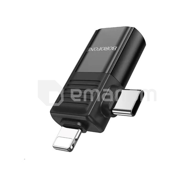 ადაპტერი Borofone USB C Lightning USB A