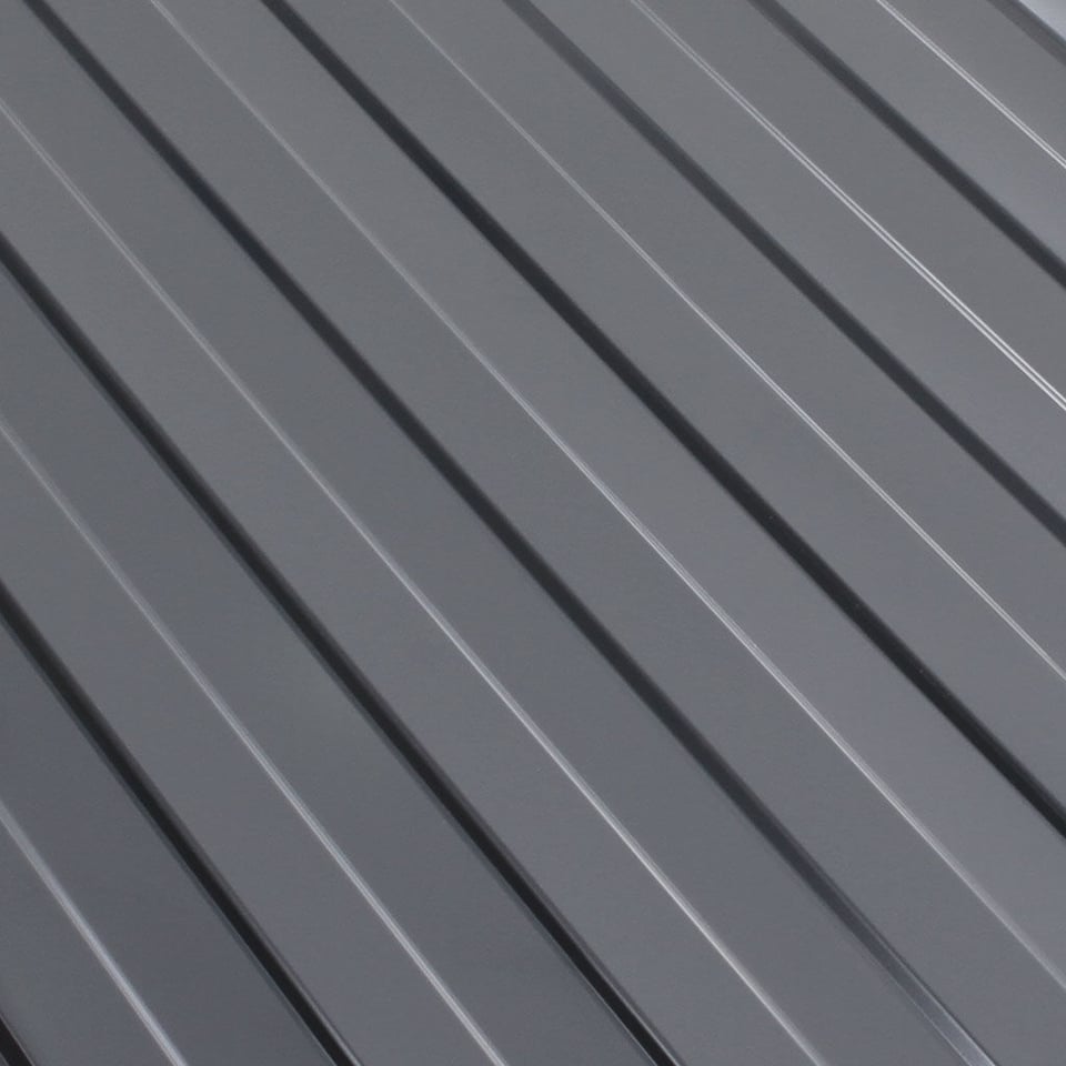 პროფილირებული ფერადი თუნუქი 0.5X1190 პრიალა RAL7024 NOVA