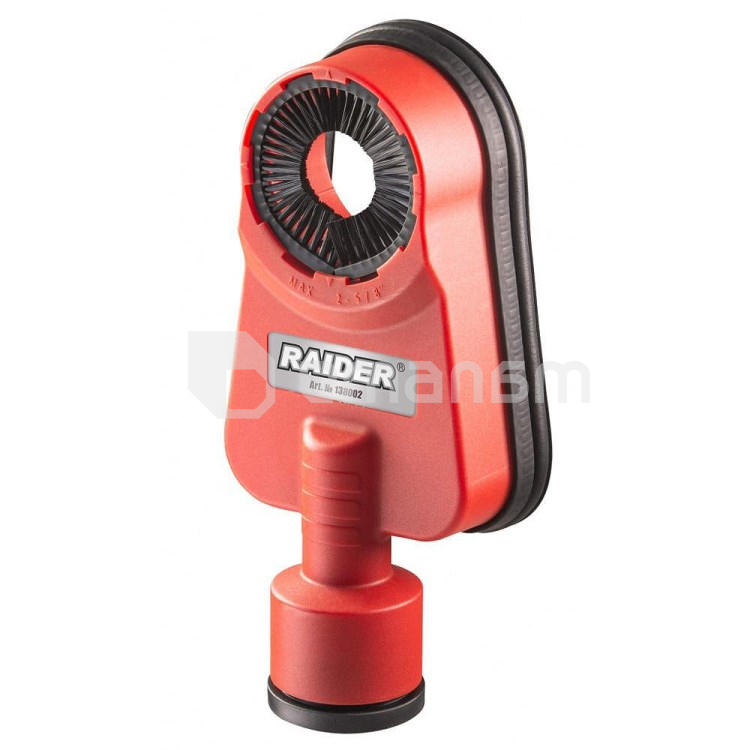 მტვერსაჭერი ვაკუუმის ადაპტერით Rider SDS max Ø70 მმ.