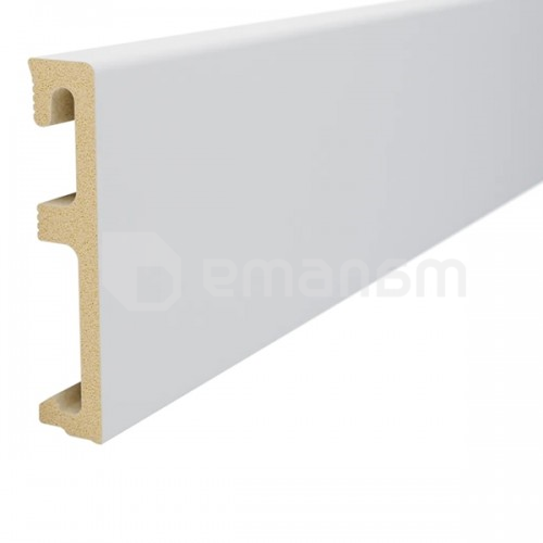 პლინტუსი Salag Alpha AP81M1 2400x80x16 მმ თეთრი