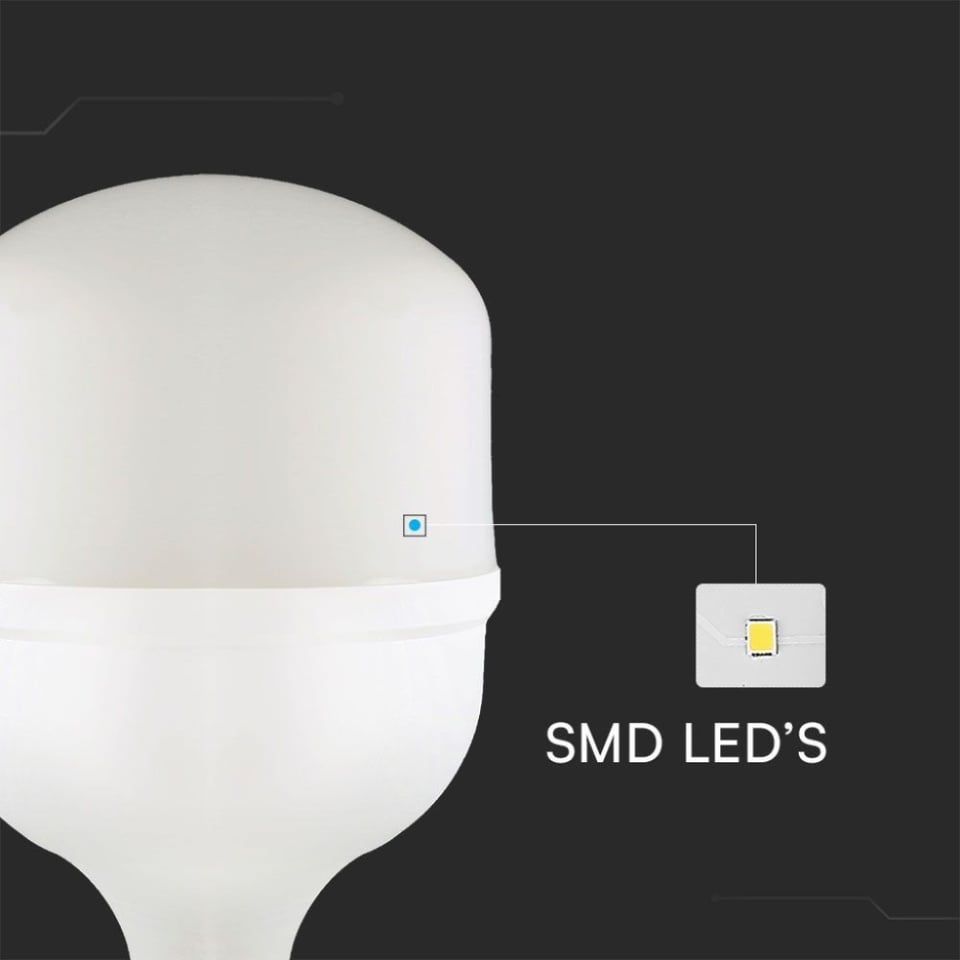 ნათურა LED V-TAC 23577 T160 E27 60W 6500K