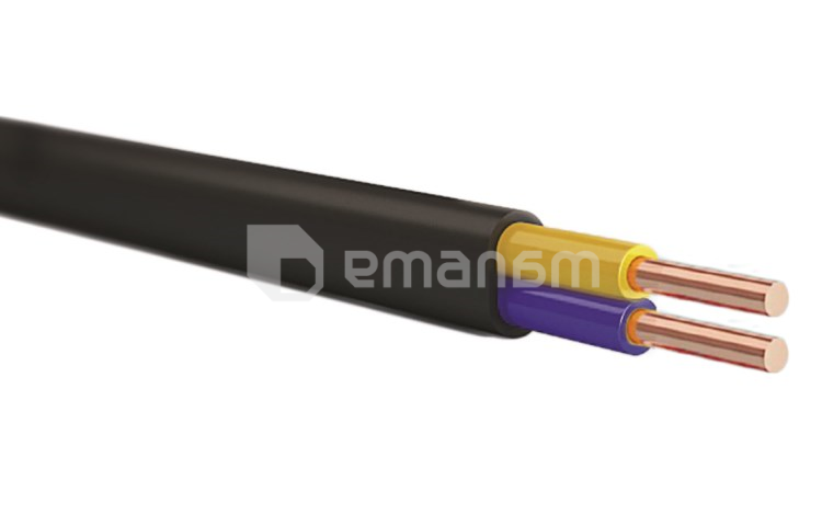 კაბელი SAKCABLE H05VVH2-U 2x2.5 50 მ.
