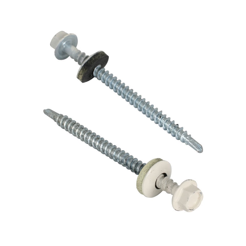 თვითმჭრელი ხრახნი ხისთვის 4.8X70 RAL 9002