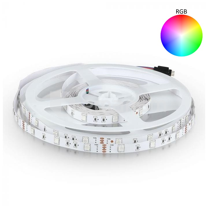 LED ლენტი V-TAC SMD5050 30LEDs RGB 5 მ