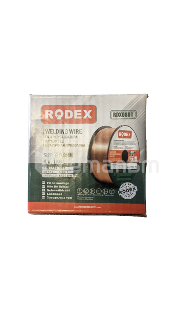 მავთული შედუღებისთვის RODEX 0.8mm 1kg  RDX0801