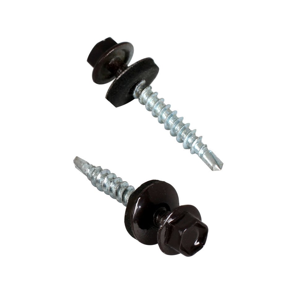 თვითმჭრელი ხრახნი ხისთვის 4.8X35RAL 8019