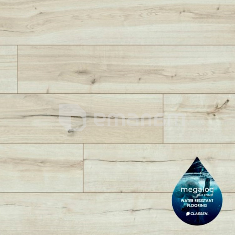 ლამინატი წყალმდგრადი Classen Casa Energy Aqua Protect 4V AC5/33 მუხა Sacramento Rustic 1285x192x8 მმ