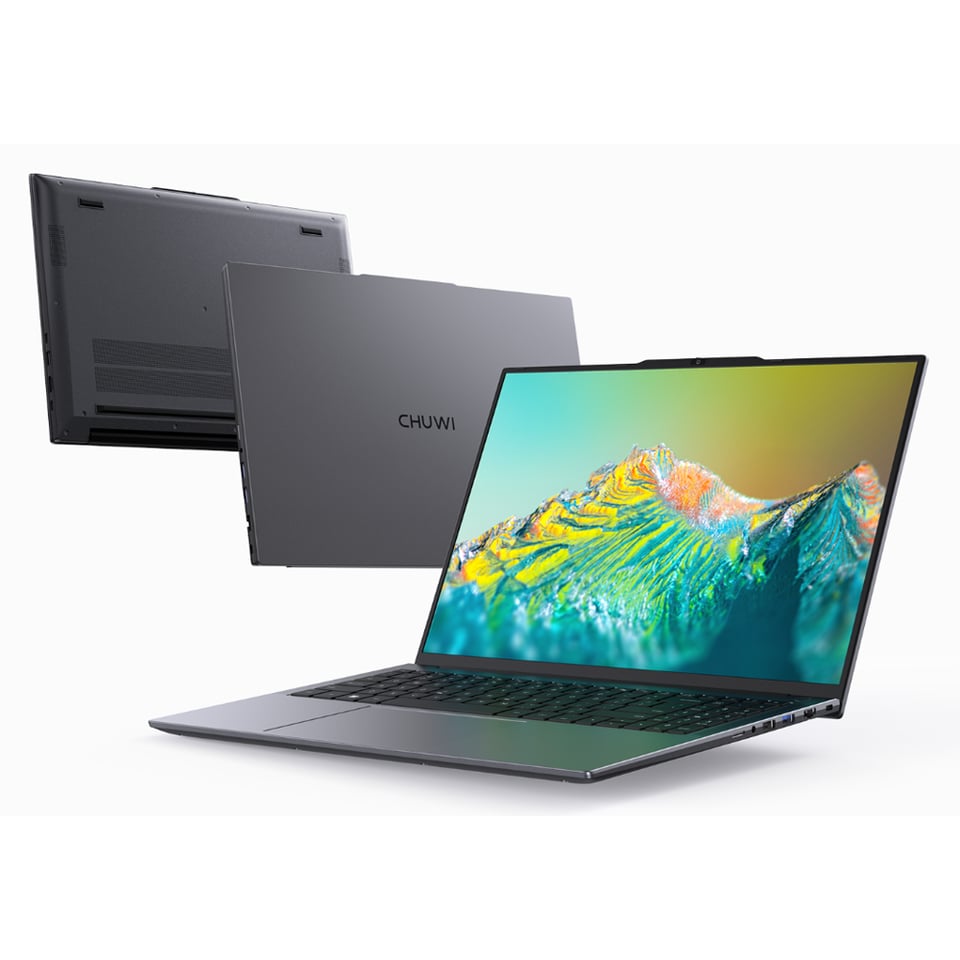 ნოუთბუქი Chuwi CoreBook Plus, 16", Ryzen 5-7430U , 16GB, 512GB SSD, Integrated, W11H, Black