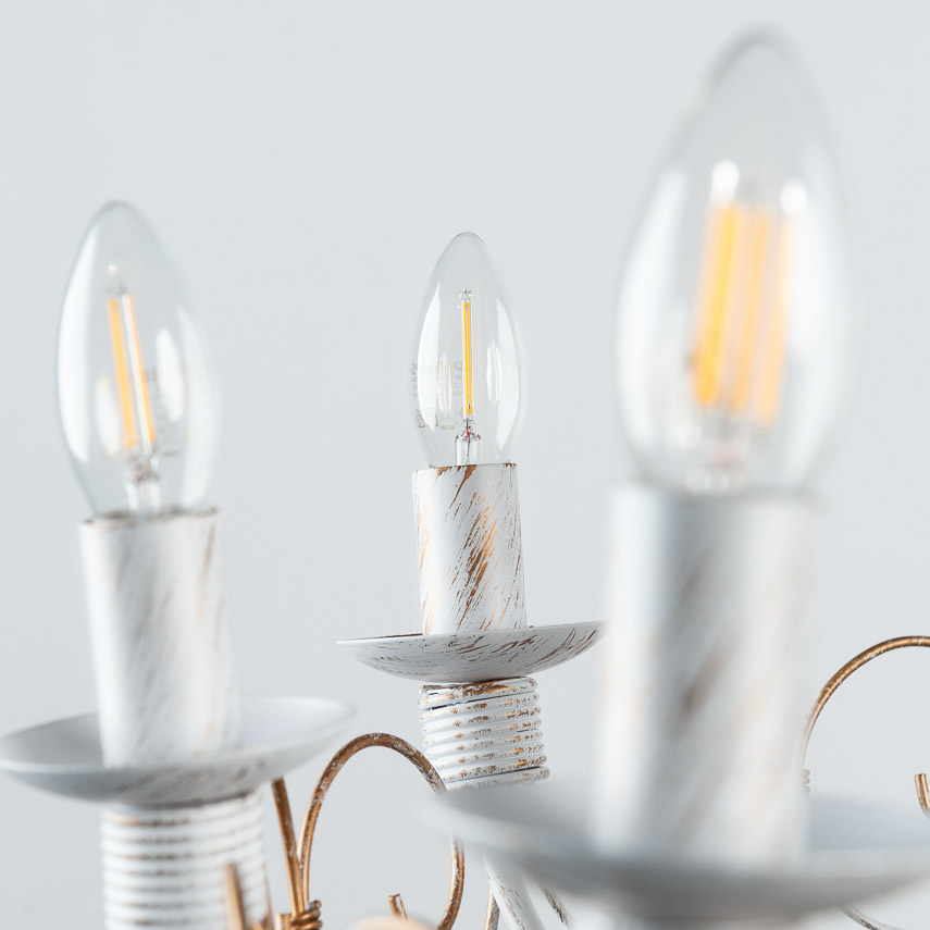 ჭაღი New Light 8 E14 81030-8 ოქროსფერი