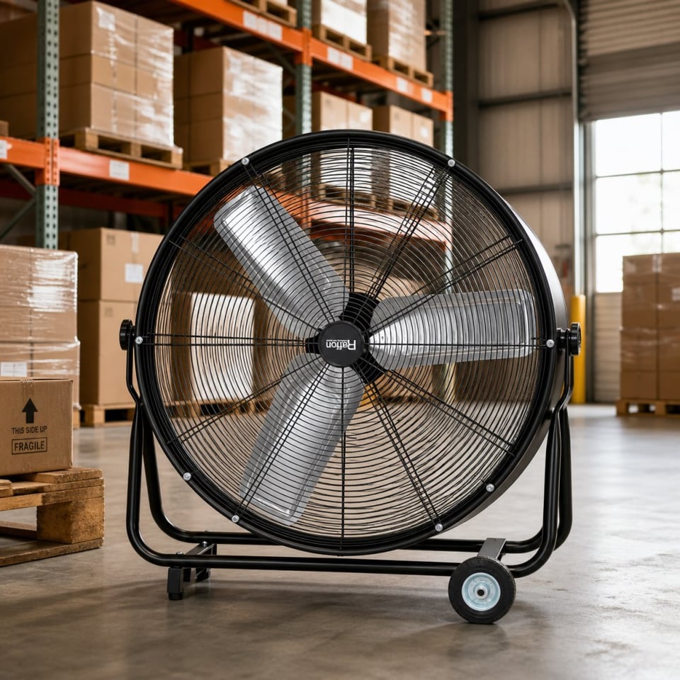 ვენტილატორი Reffon FE-75H-B-BK 300W შავი ლითონი