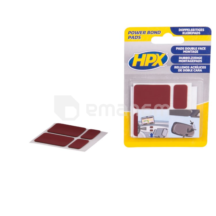 ბალიშები წებოვანი ორმხრივი აკრილის HPX