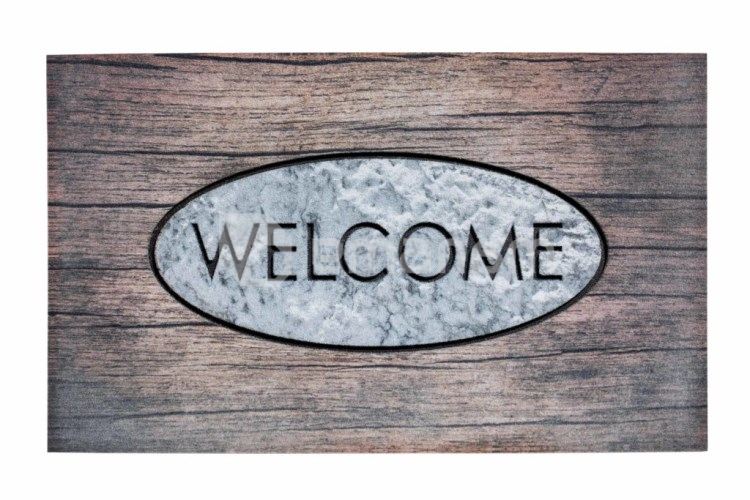 ფეხსაგები Hamat Residence Welcome wood 45x75 სმ