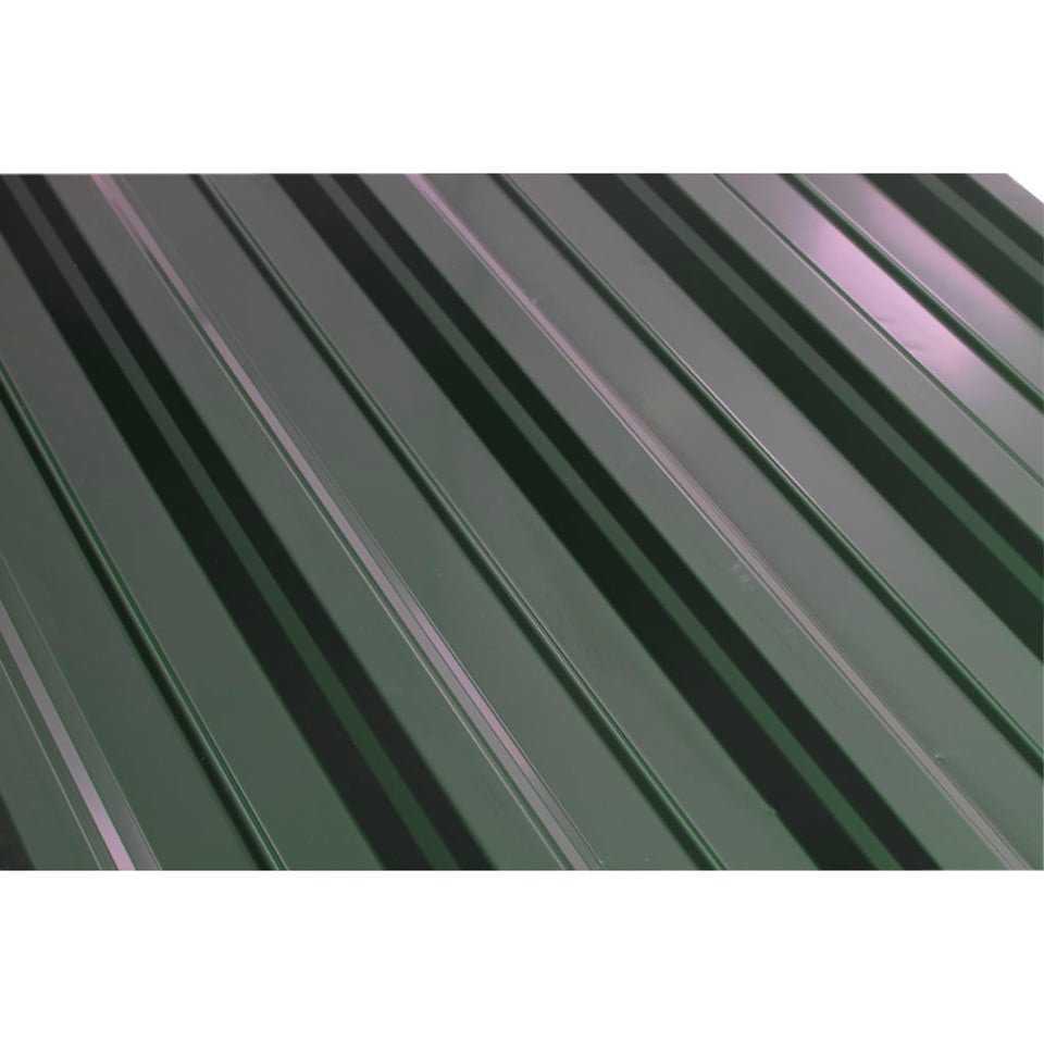 პროფილირებული ფერადი თუნუქის სახურავი 0.47X1080 პრიალა RAL7024 NOVA