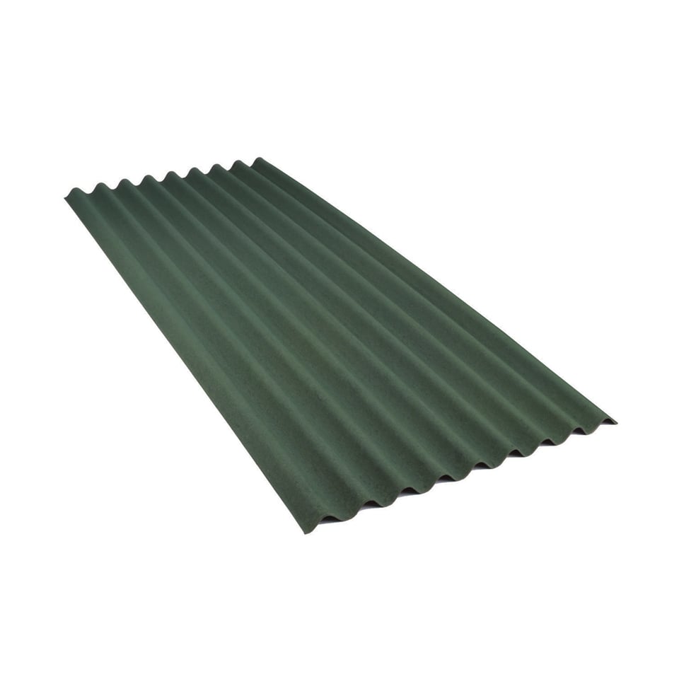 ევროშიფერი მწვანე/ცალი (200*97 სმ, სისქე 3 მმ)  ONDULINE