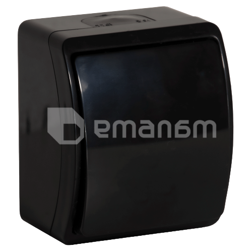 ჩამრთველი ORNO AQUATIC 1 IP44 შავი