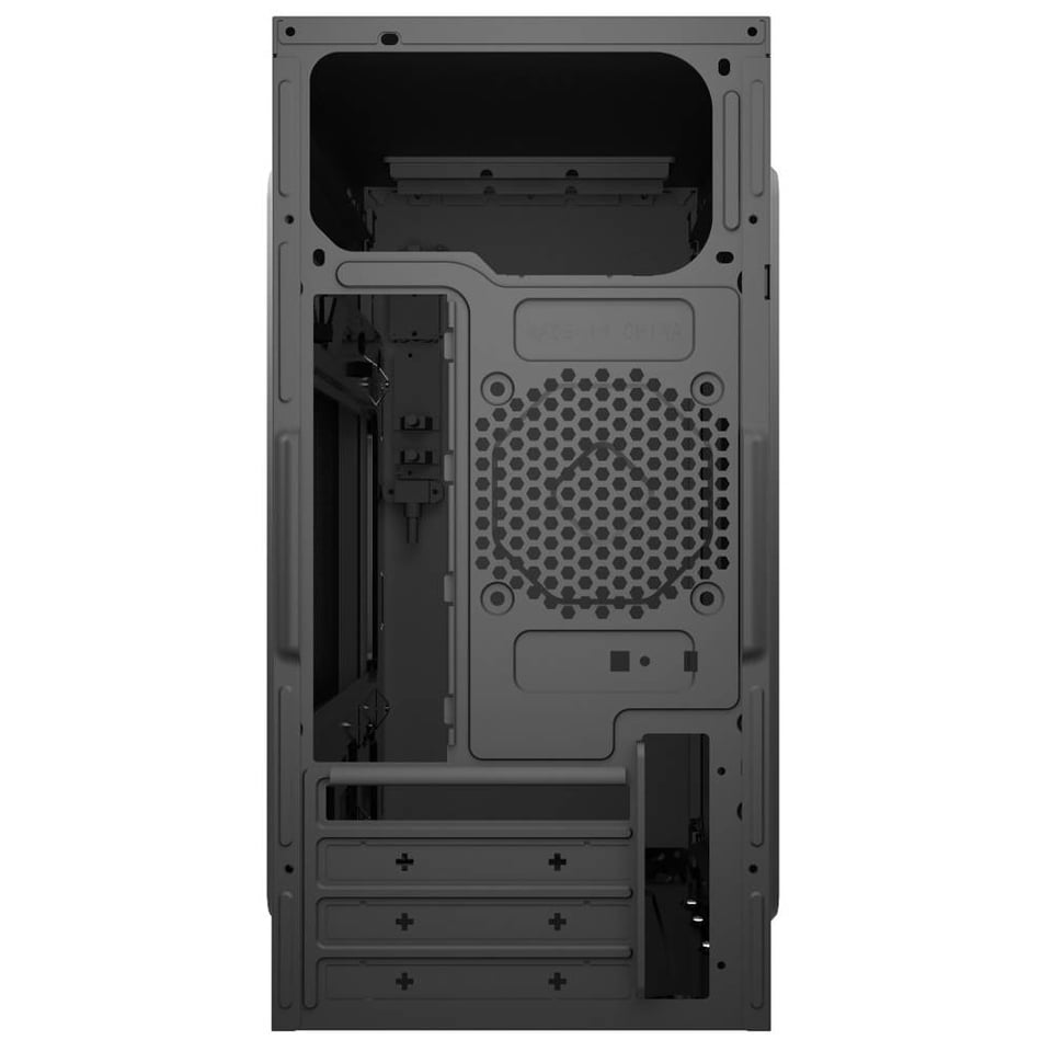 ქეისი ALLX AX-B1745 Computer Case With Power Supply 500W Micro-ATX, ITX, USB 1.1, Audio, Black