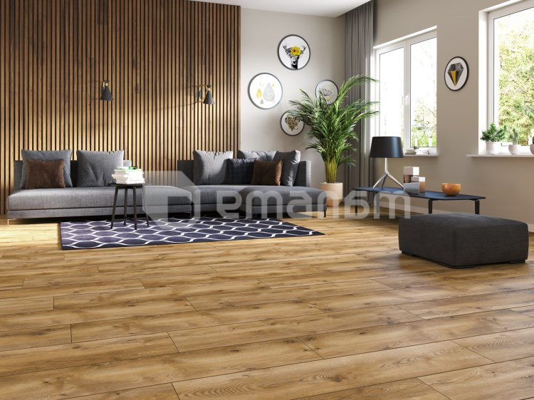 ლამინატი წყალმდგრადი Classen Harmony Forte Corona Aqua Protect 55959 მუხა Avan 1285x280x8 მმ AC5/33