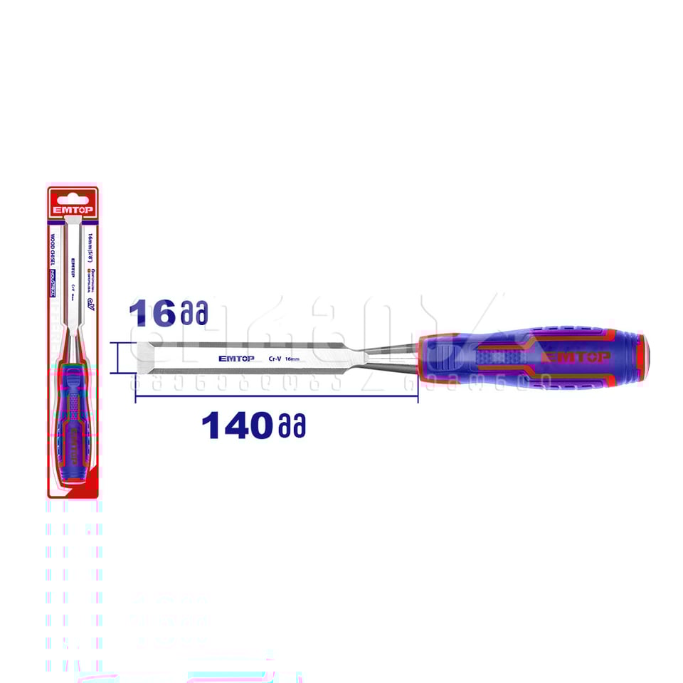 ხის სამტვრევი 16x140მმ Emtop-EWCL1601
