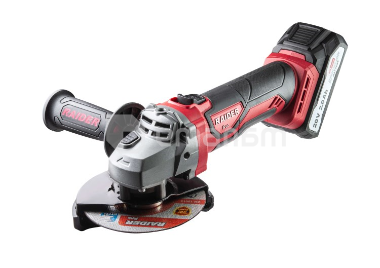 აკუმულატორის კუთხის სახეხი მანქანა Raider RDP-SPAG20 20V