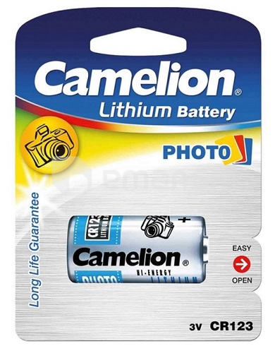 ელემენტი Camelion CR123-BP1R Lithium CR123 3V 1 ც