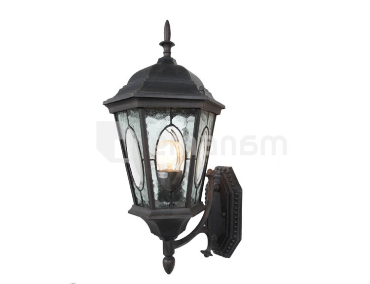 სანათი ბაღის რეტრო New Light E27 შავი XTY-7522