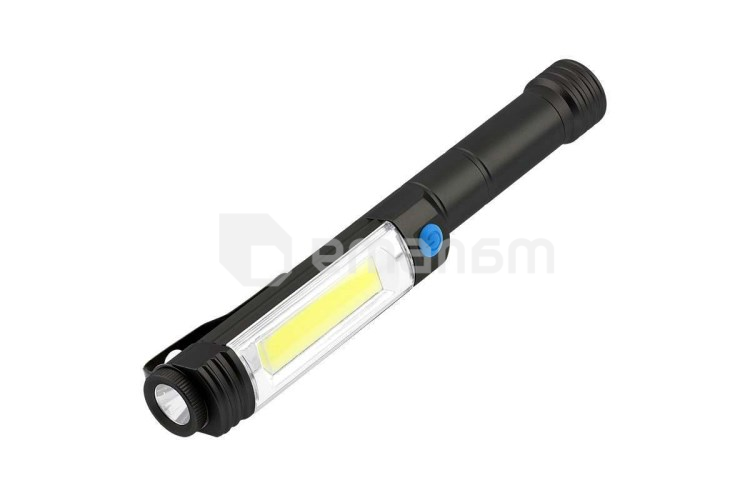 ფანარი GTV LED 6W 3 რეჟიმი  3 AA 1 5V  400lm 6400K IP44 შავი მაგნიტი