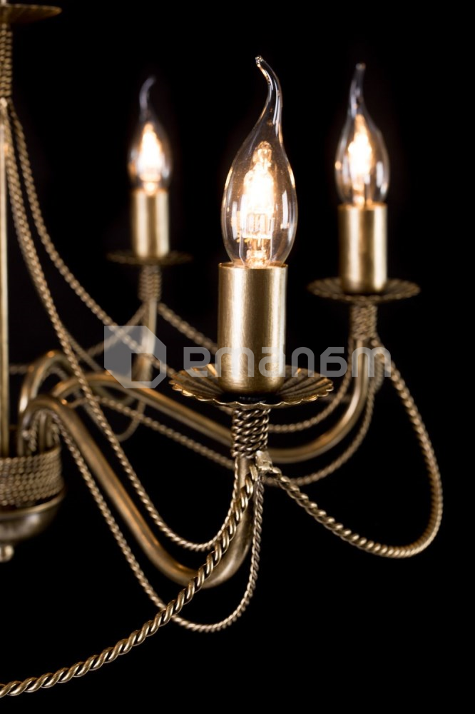 ჭაღი EMIBIG TORI 6 E14 h750 L630 ოქროსფერი 170/6