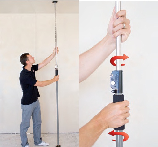 თაბაშირმუყაოს ტელესკოპირი დამჭერი